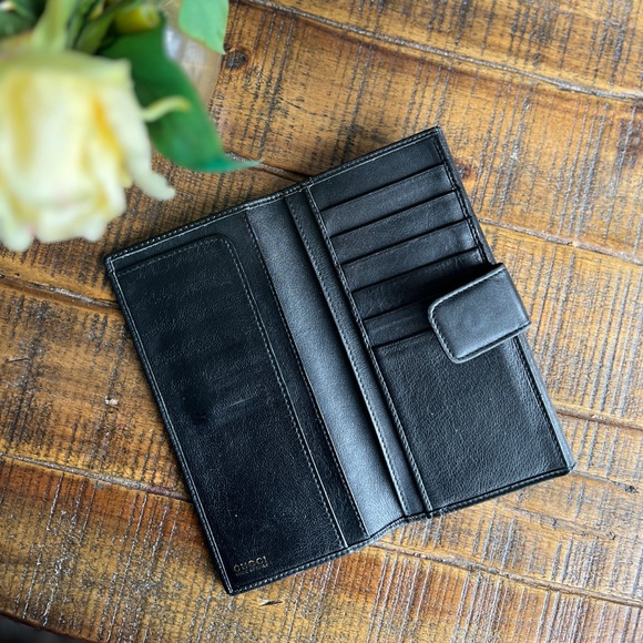 SOLD ❌ Gucci Vintage Bamboo Long Wallet - Picture 8 of 9